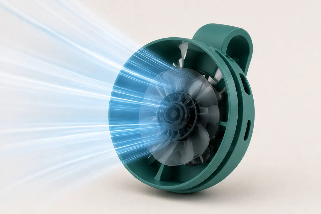 AirVibes ventilateur silencieux — utilisation bureau, ambiance calme